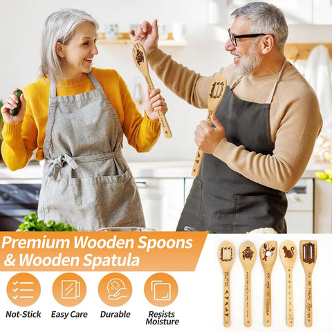 FUTERLY Friends bamboo utensils combine sustainability with a smooth, comfortable grip.