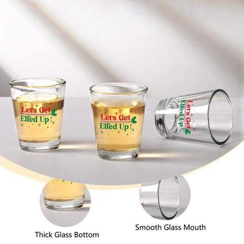Futtumy Elfed Up shot glasses thick-wall durability for party use.