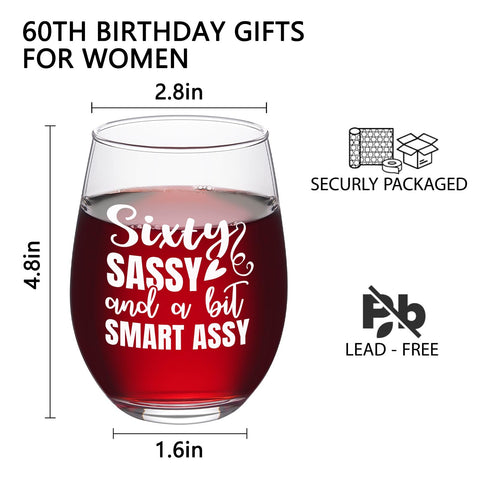 Futtumy sixty-sassy wine glass detailed closeup showing quality.