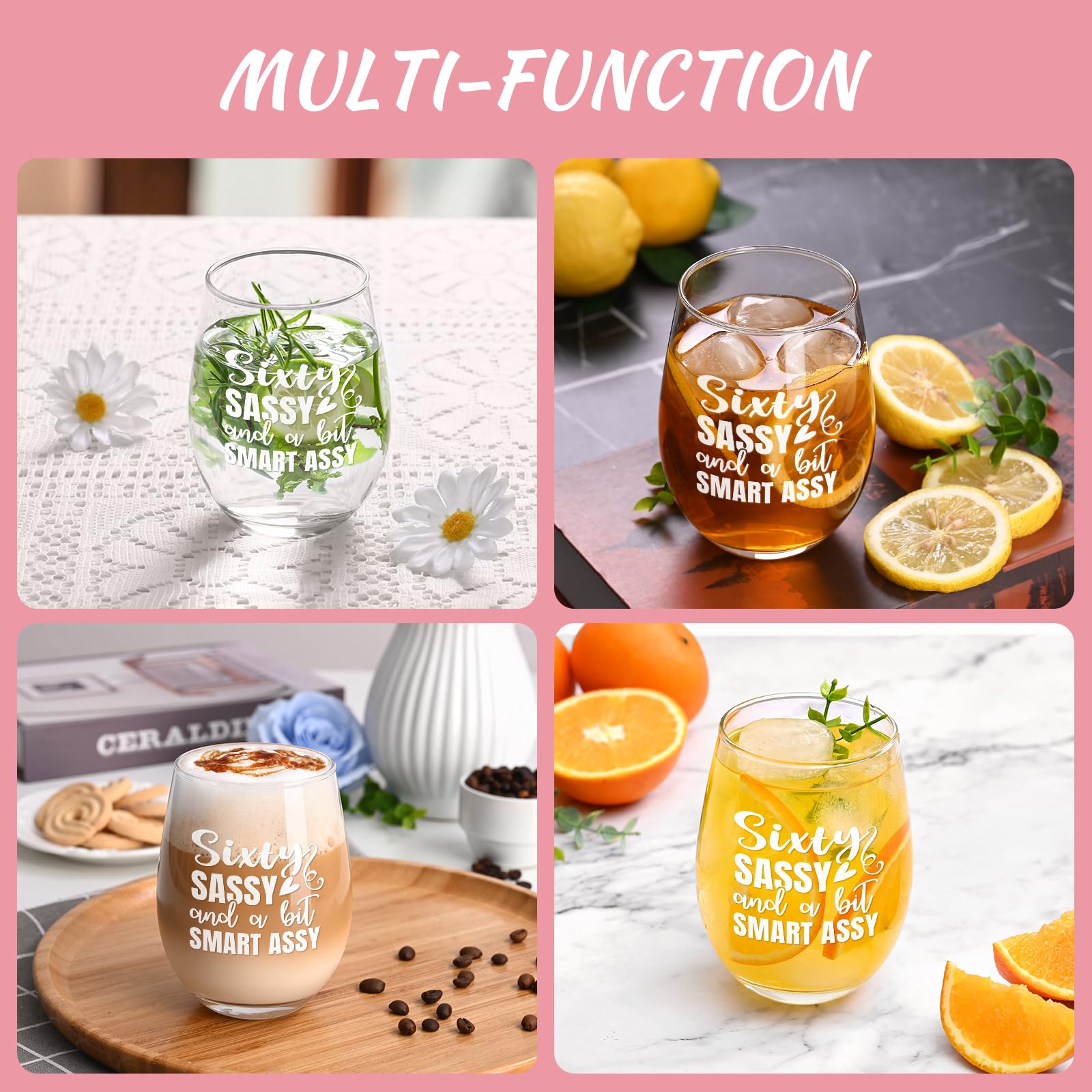Futtumy wine glass holding size 17oz ideal daily use.