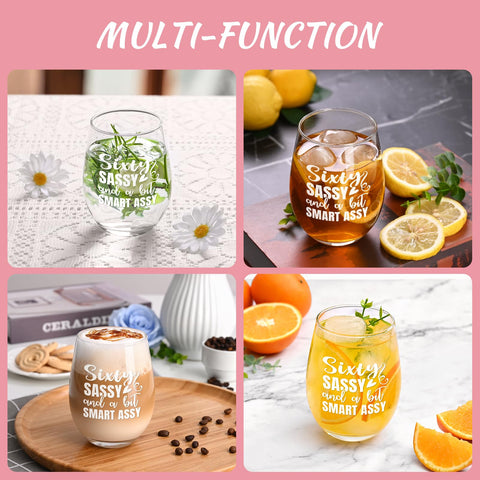 Futtumy wine glass holding size 17oz ideal daily use.