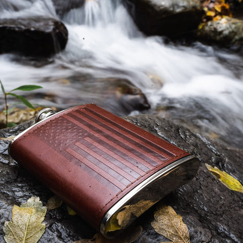 Future Hydrate brown leather wrap detail conveys premium feel and comfortable grip.