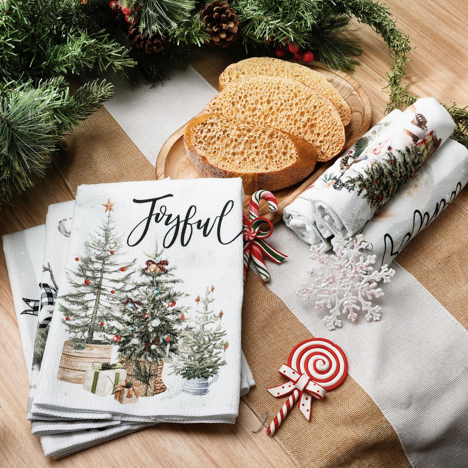 FuWeave towels demonstrate absorbent performance for dish drying and surface cleanups