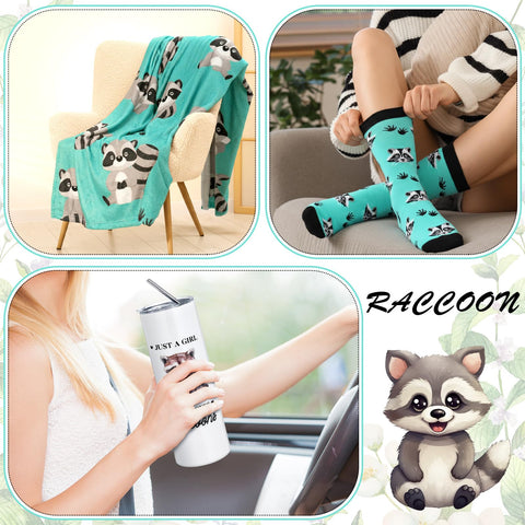 FuWeave raccoon bracelet with gradient gray gemstone for versatile wear.