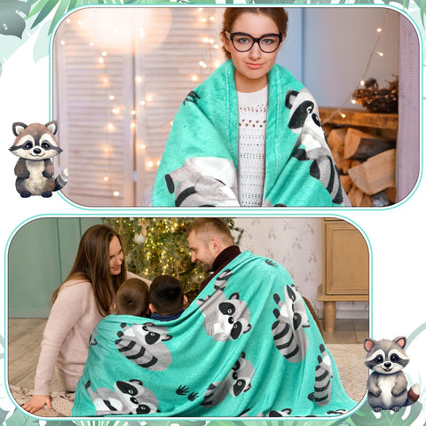 FuWeave raccoon socks, cotton comfort, US size 6-12, for all-day wear.