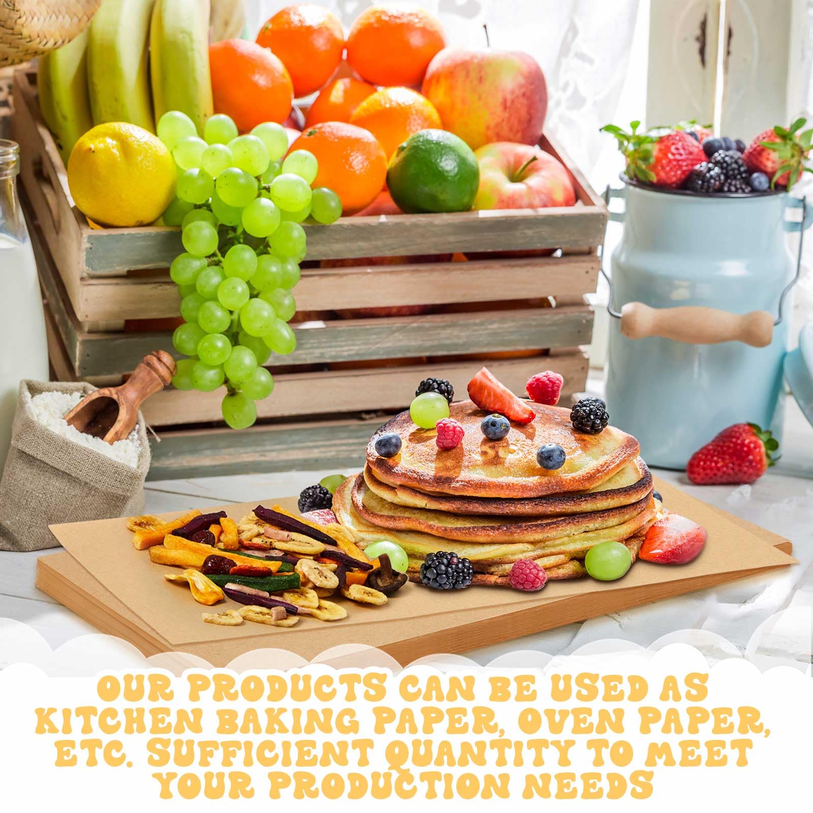 Easy removal of freeze-dried foods without tearing the papers.