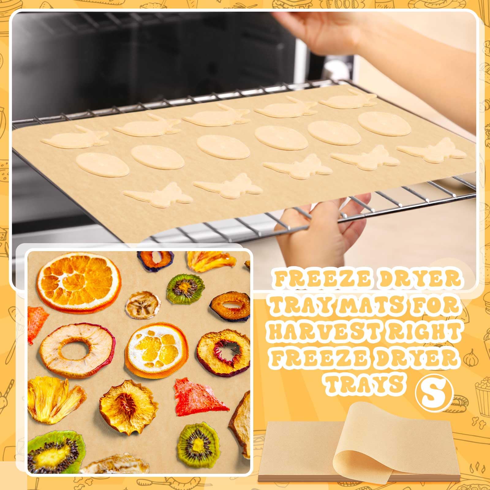 Natural wood pulp with silicone coating ensures non-stick performance.