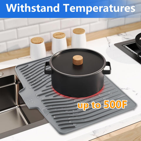 FUYXINGXY foldable silicone drying mat for easy storage or hanging