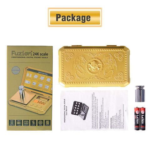 Fuzion battery included ensures portable weighing anywhere.