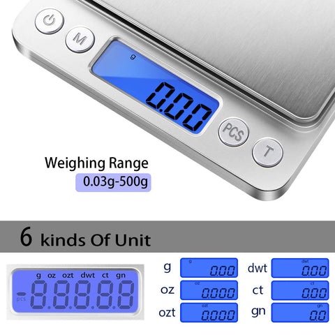 Fuzion Digital Gram Scale stainless steel platform ideal for coins.