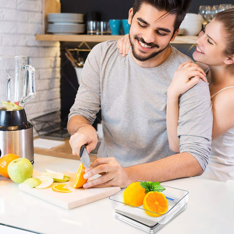 PCS counting feature on Fuzion scale helps portion ingredients accurately