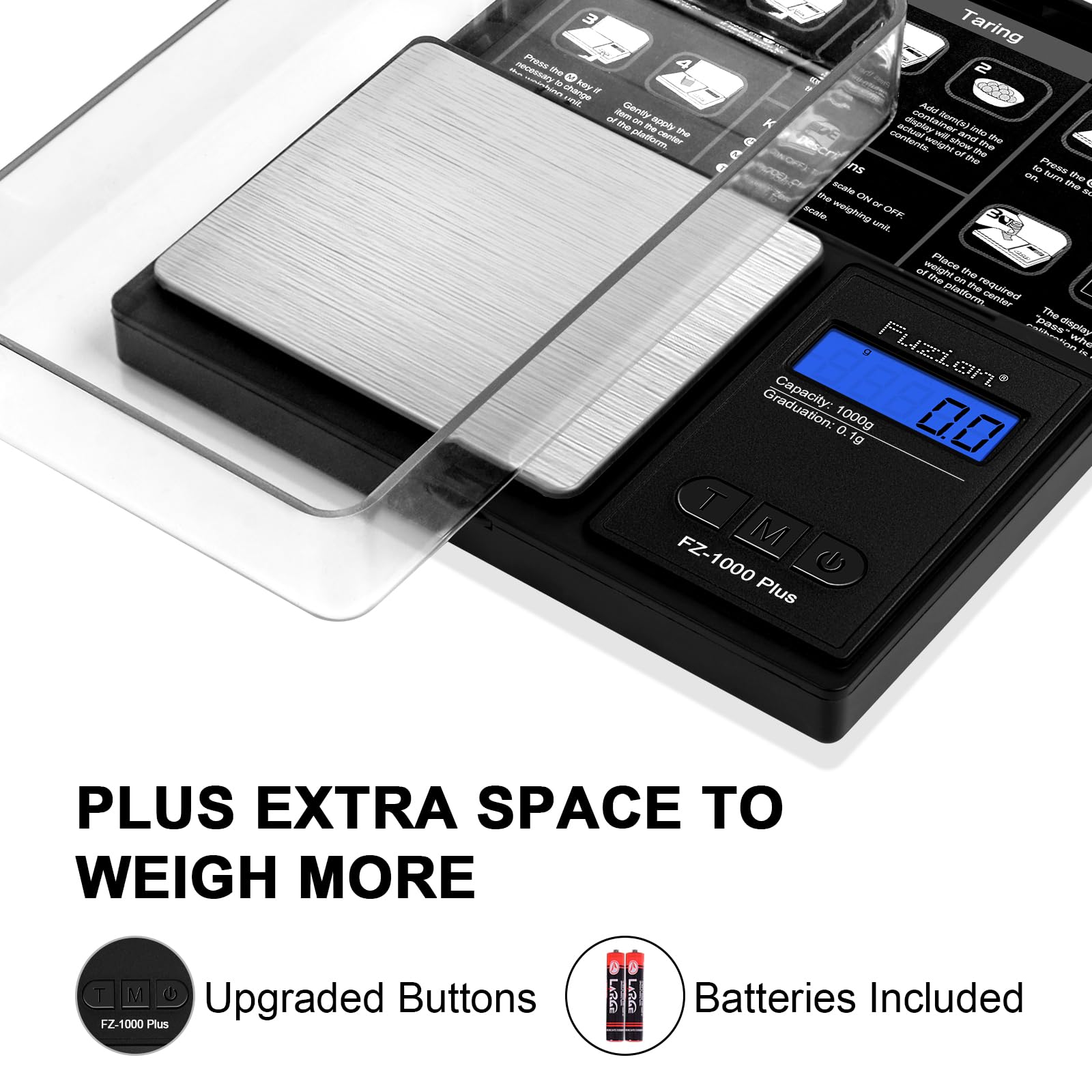 Fuzion Digital Pocket Gram Scale calibration setup for long-term accuracy.