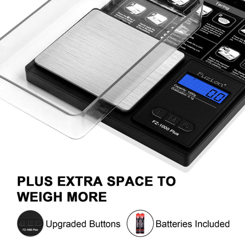 Fuzion Digital Pocket Gram Scale calibration setup for long-term accuracy.