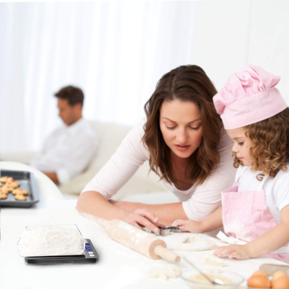 PCS counting mode helps portion items efficiently with the Fuzion scale.