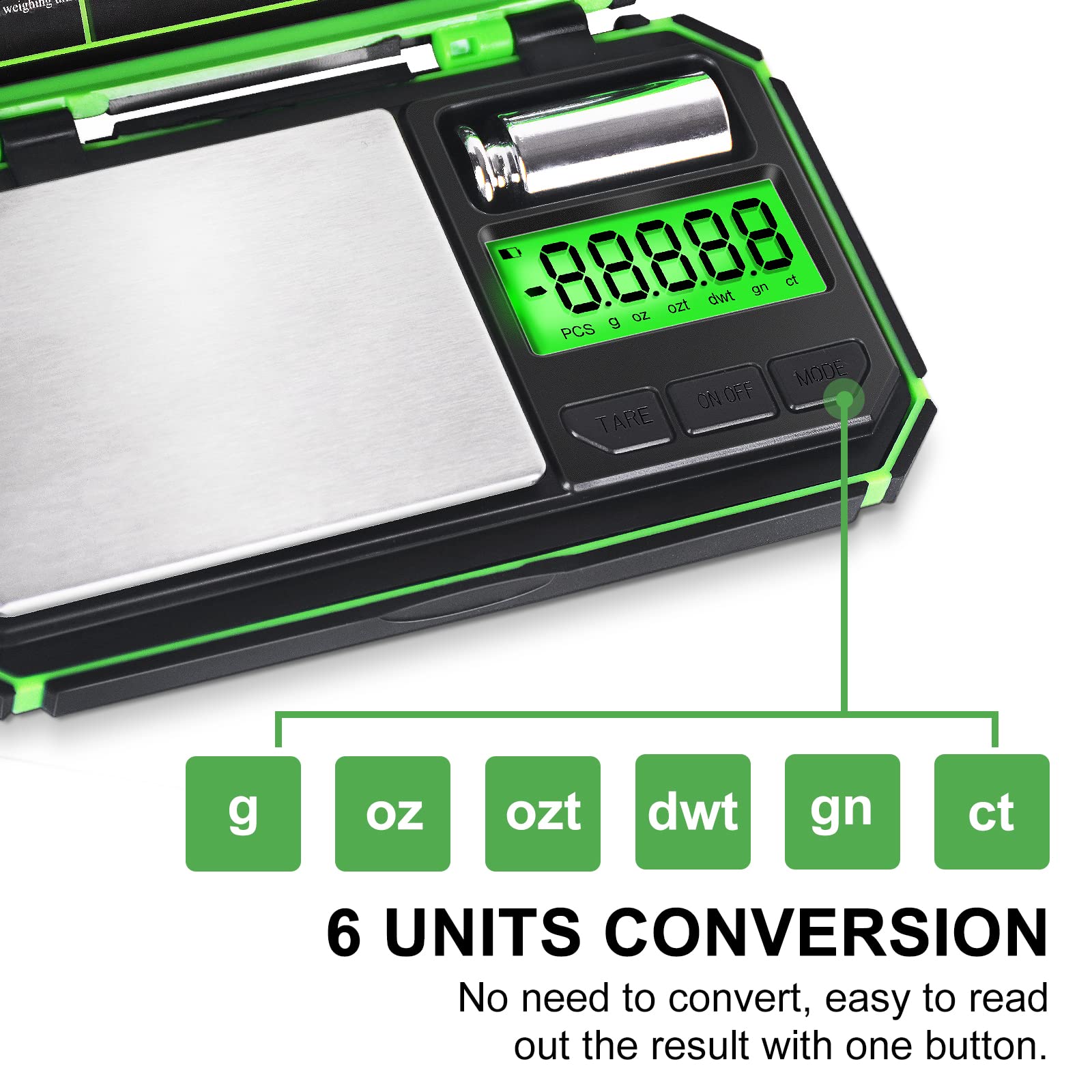 Fuzion TU-X 200g capacity scale ideal for powders and beads