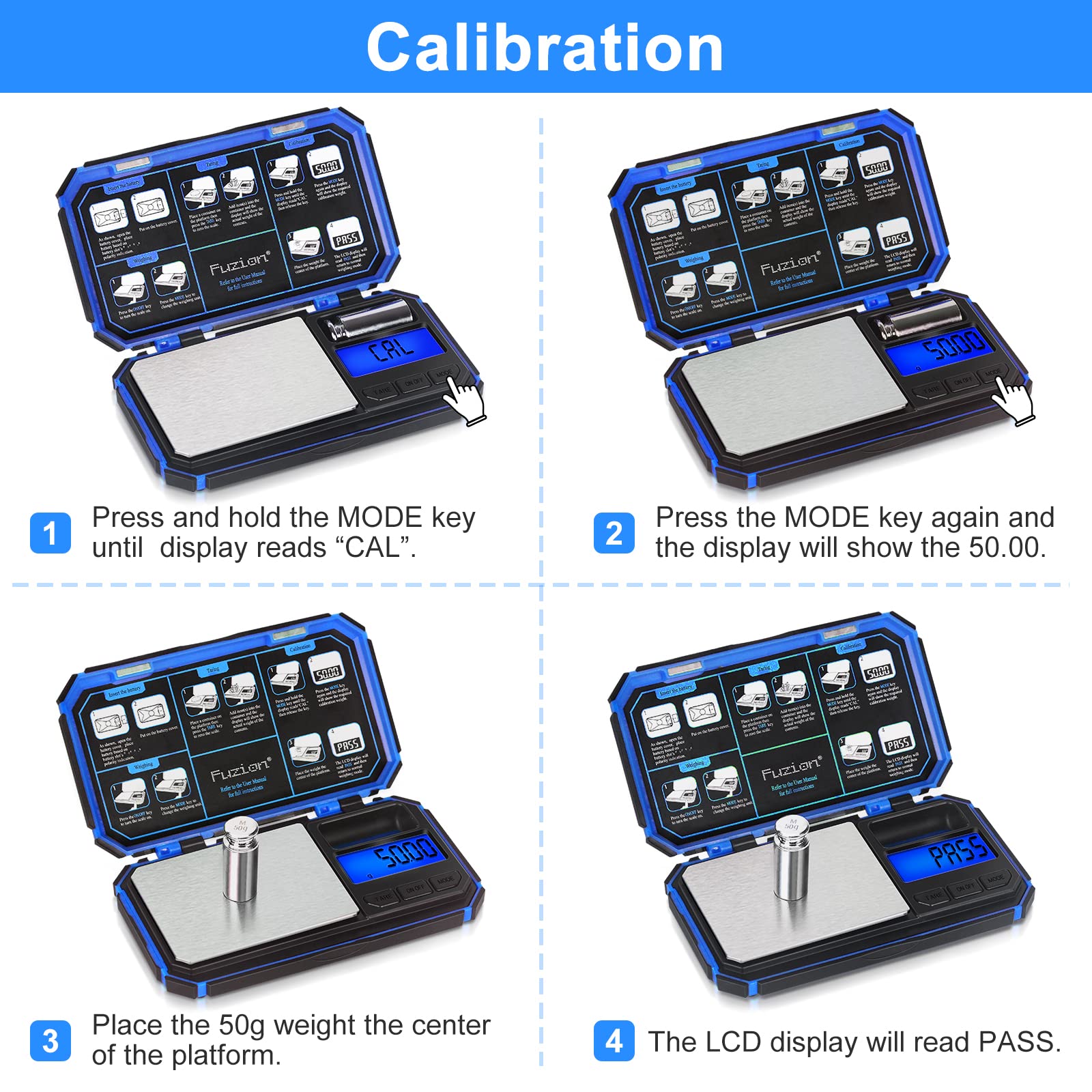 Fuzion TU-X has 200 g capacity for small-item weighing.
