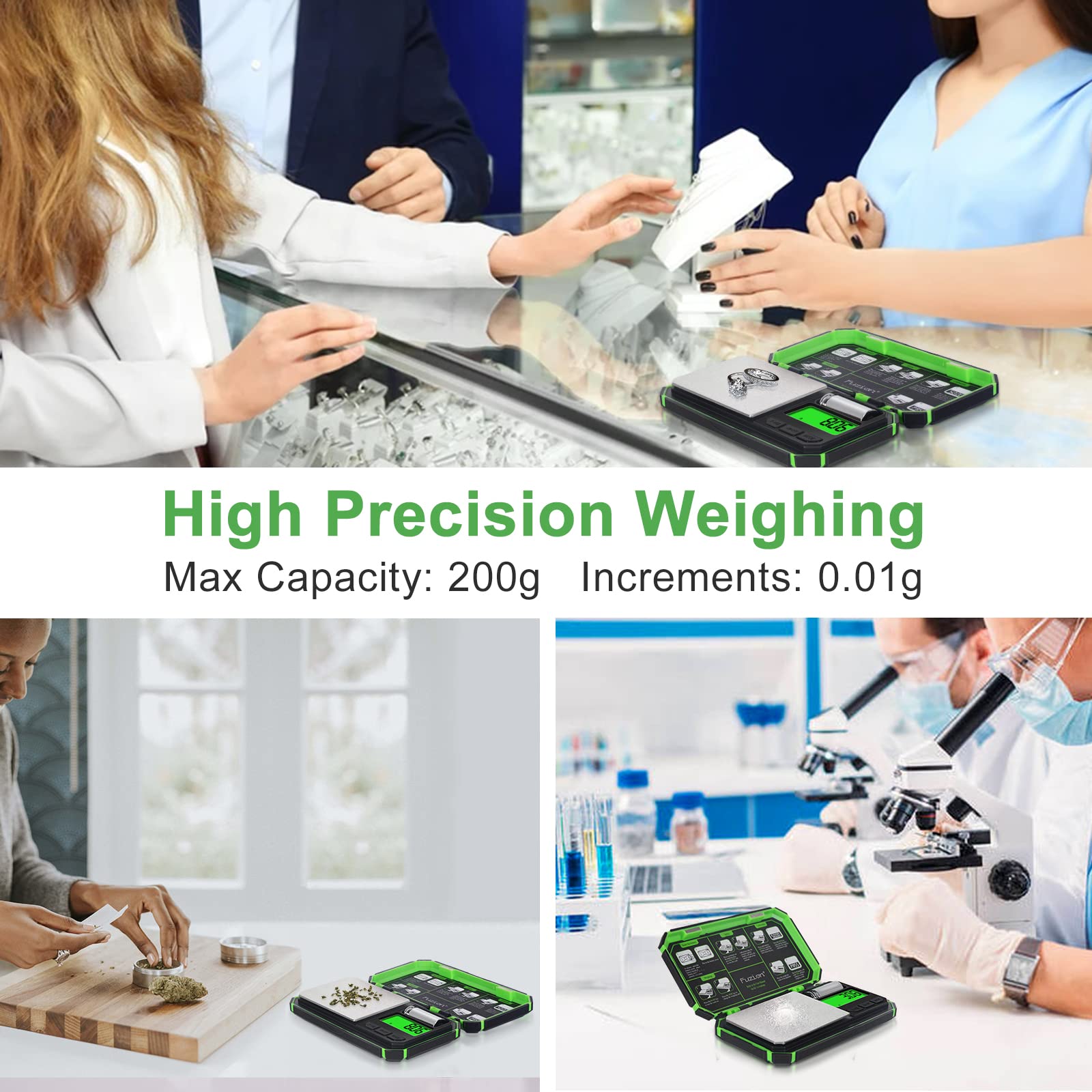 Fuzion TU-X six-unit mode supports grams, ounces, and more