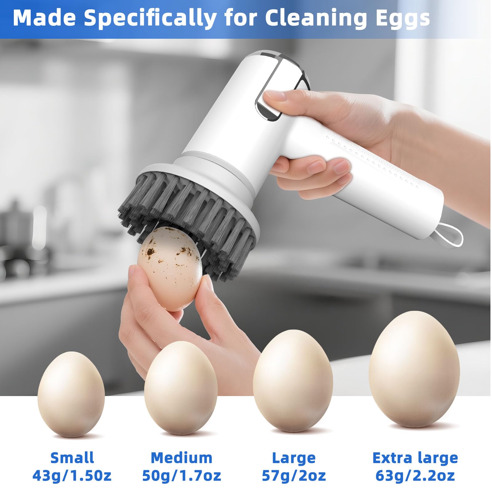 Fuzqq replaceable brush heads provide versatile cleaning options