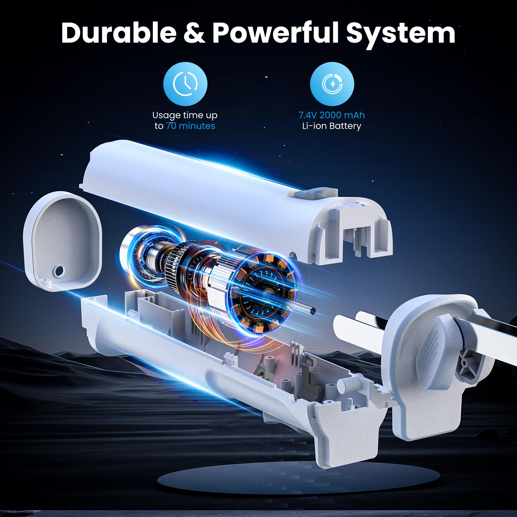 Fuzzipet battery charging dock highlights cordless operation without outlet dependency