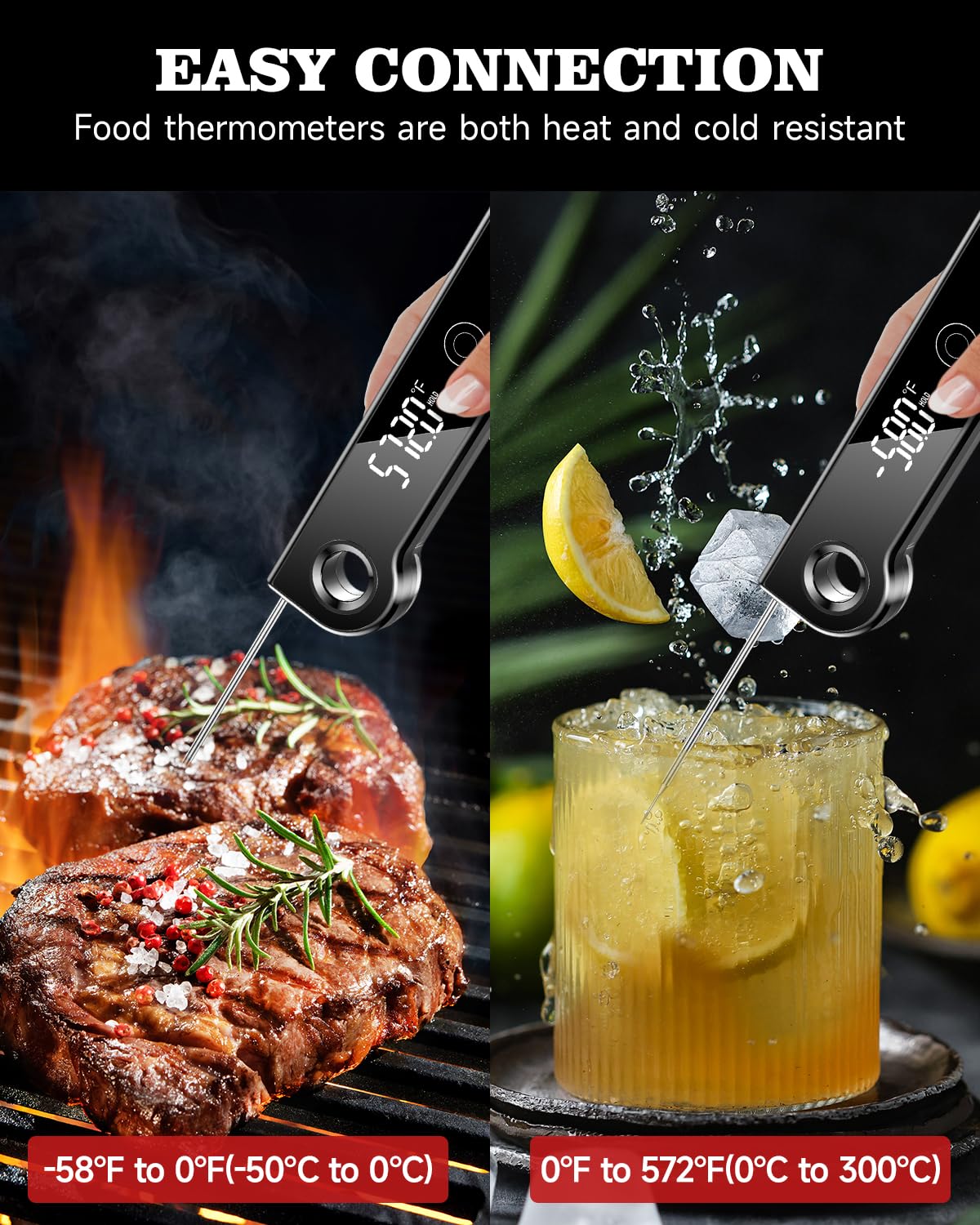 FVFV wide temperature range supports meat, candy, and frying