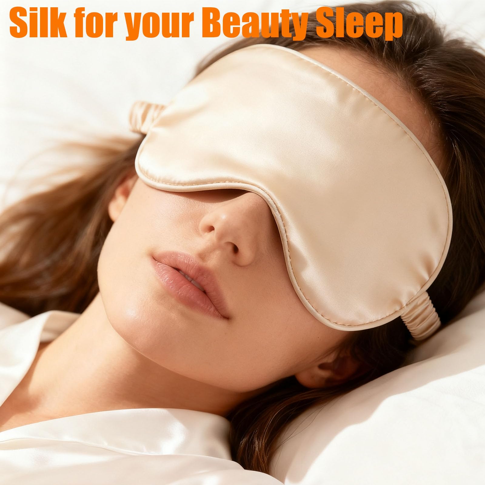 FXK gift box silky sleep mask to block light and aid rest