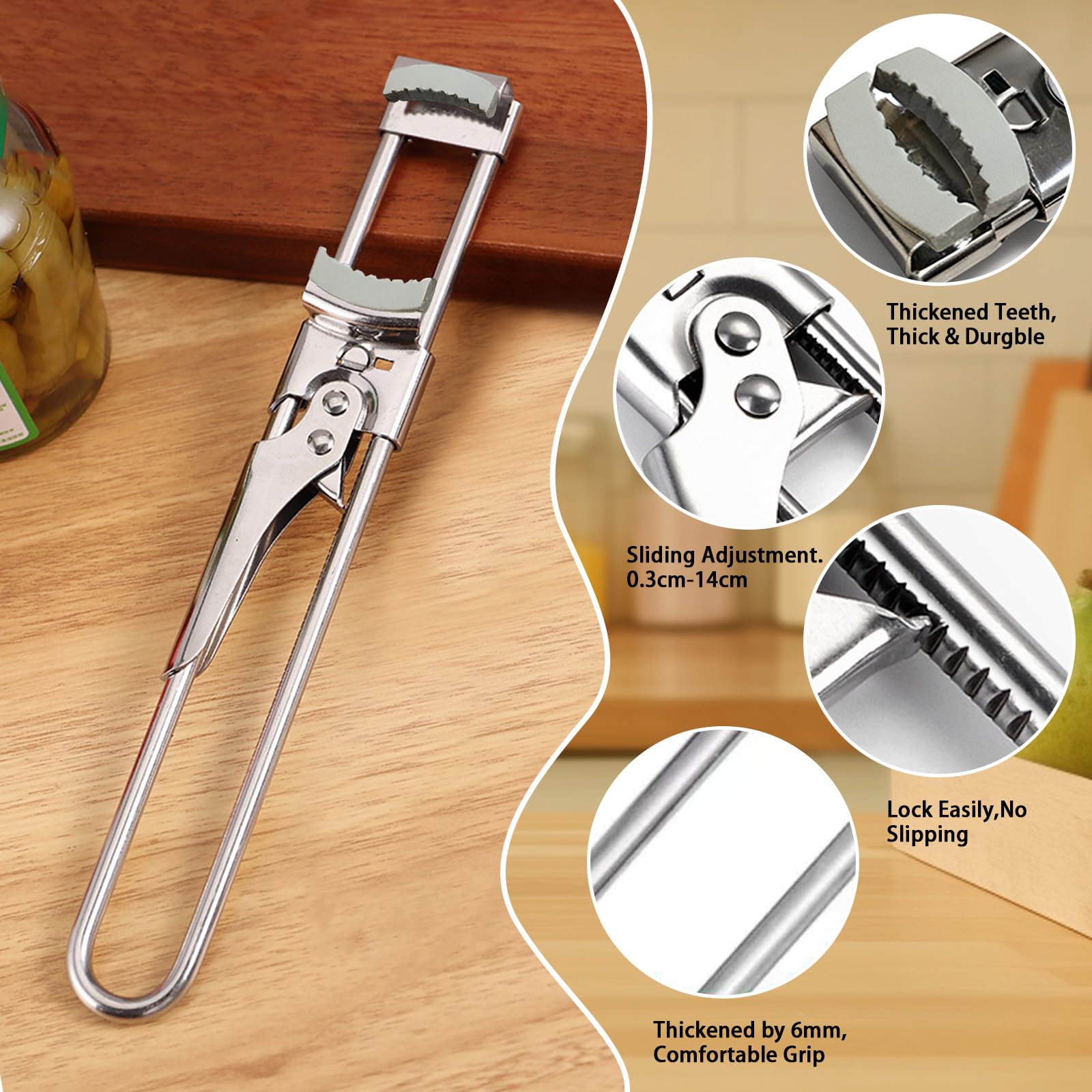 FXUKM high-leverage jar opener designed for easier lid turning.