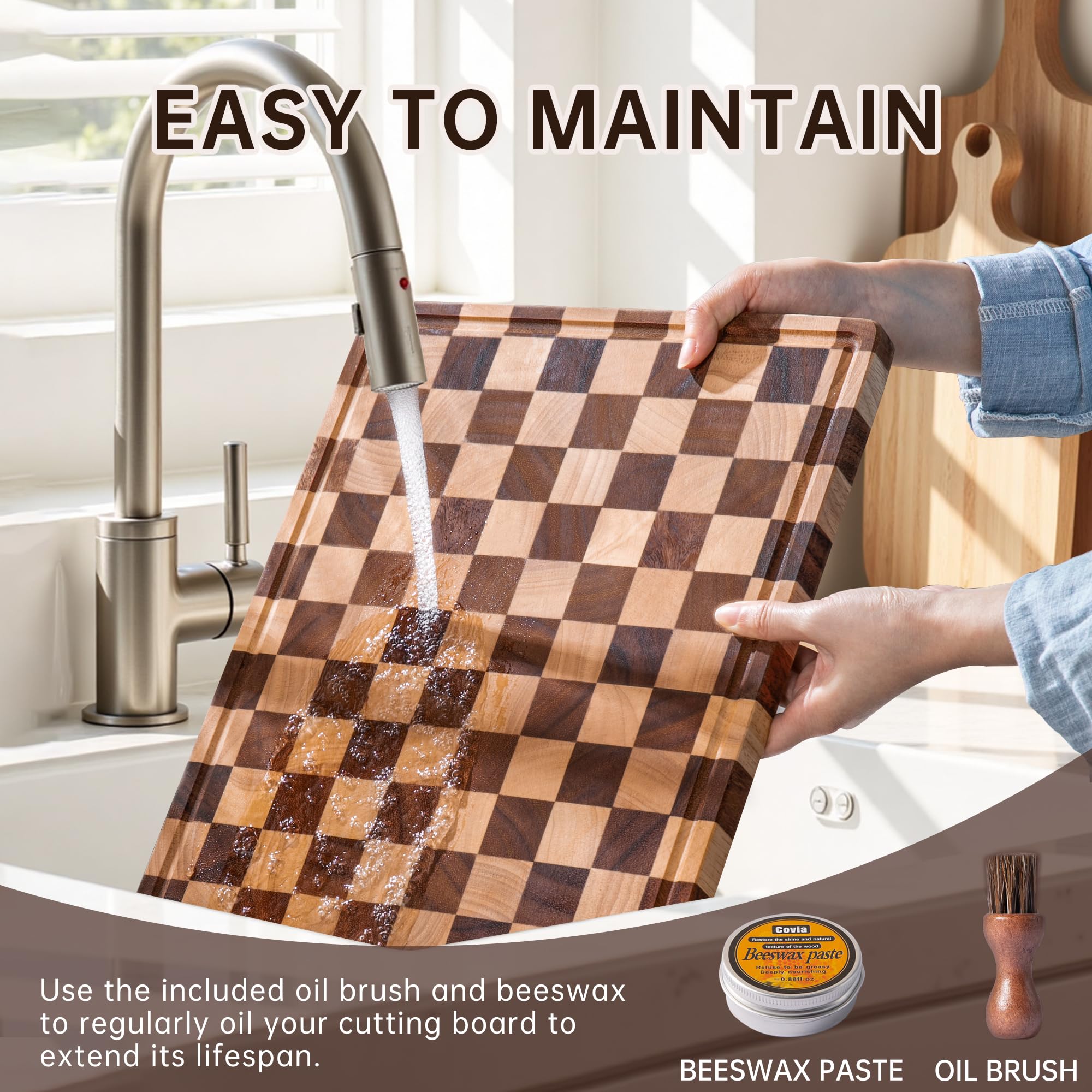 Fyctio cutting board gift box presents a ready-to-gift set.