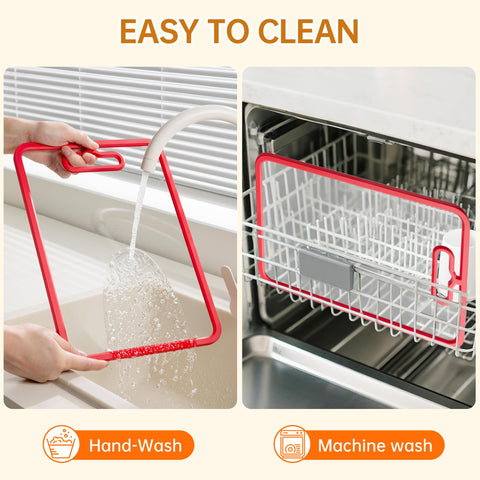 Fyctio cutting board dishwasher safe for quick cleanup and hygienic upkeep.