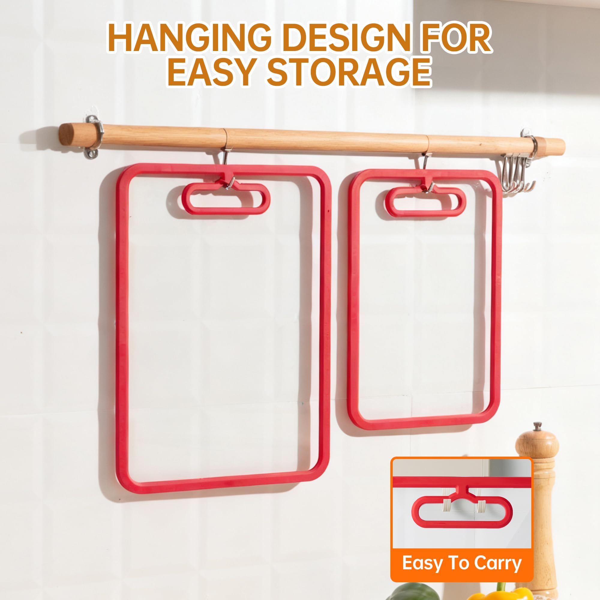 Fyctio stylish red glass boards elevate modern kitchens with durable design.