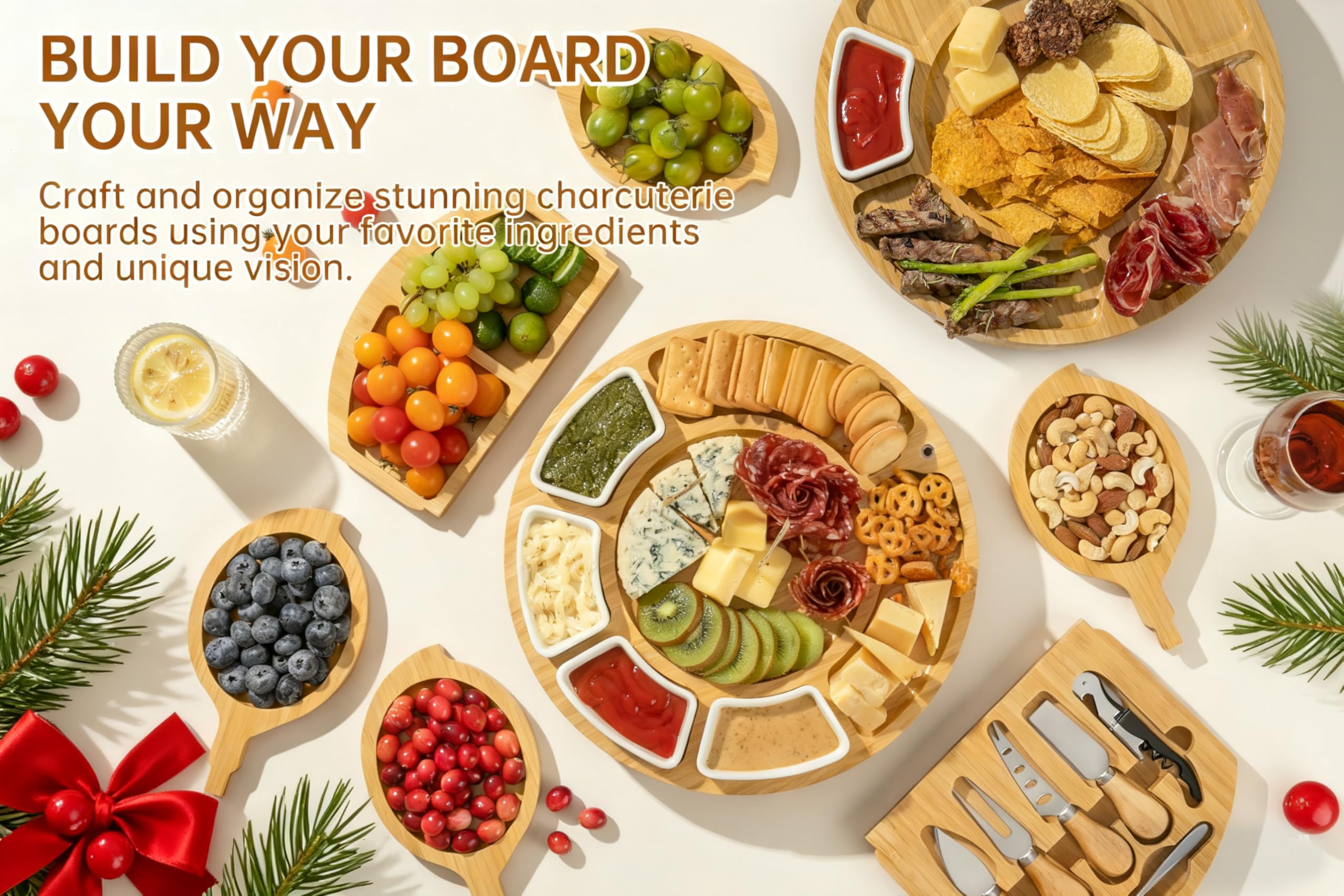 Fyctio top tier with four small compartments keeps snacks organized