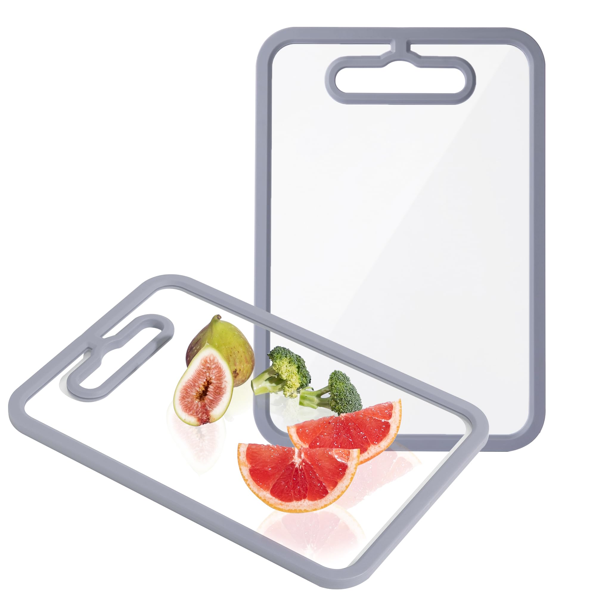 Fyctio two-piece tempered glass cutting boards provide durable, easy-clean prep surface
