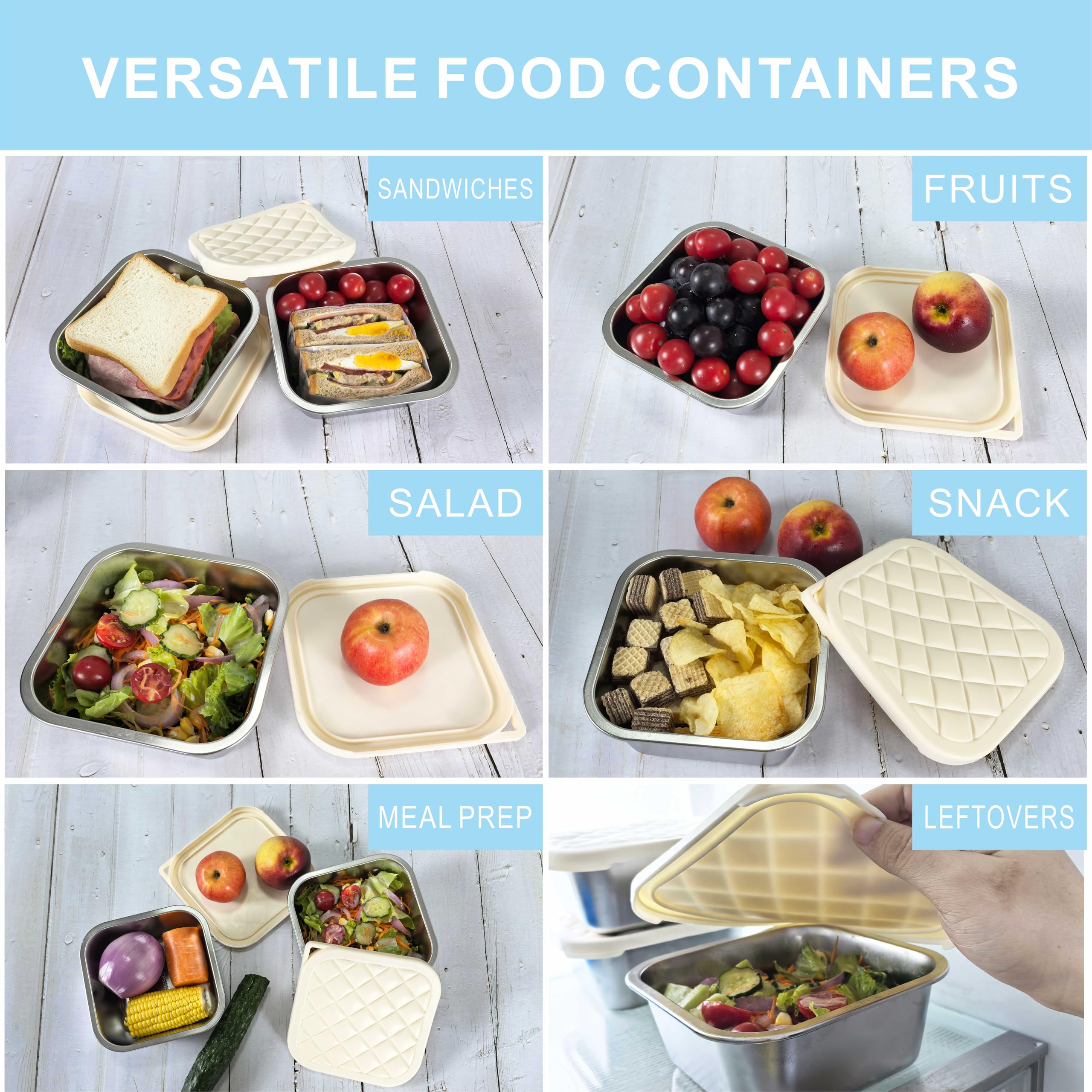 F.Y.Dreams meal-prep containers support week-long planning and portioning.