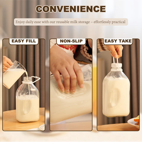 FyndraX glass jug dishwasher safe for easy reuse.