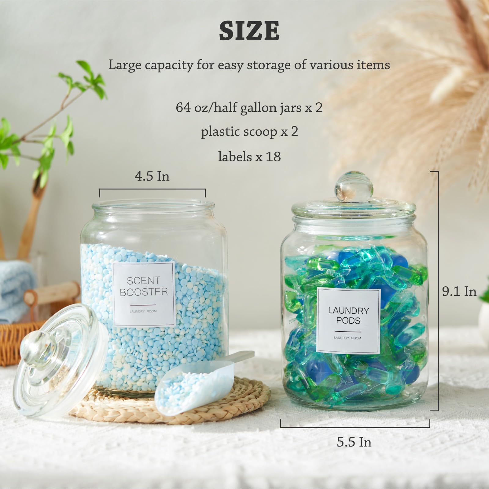 FyndraX wide-mouth jar makes refilling and cleaning effortless.