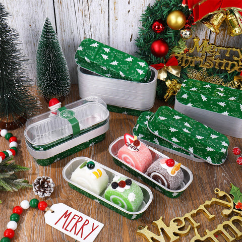 FYSUIMU aluminum mini pans close-up highlights sturdy build for party desserts