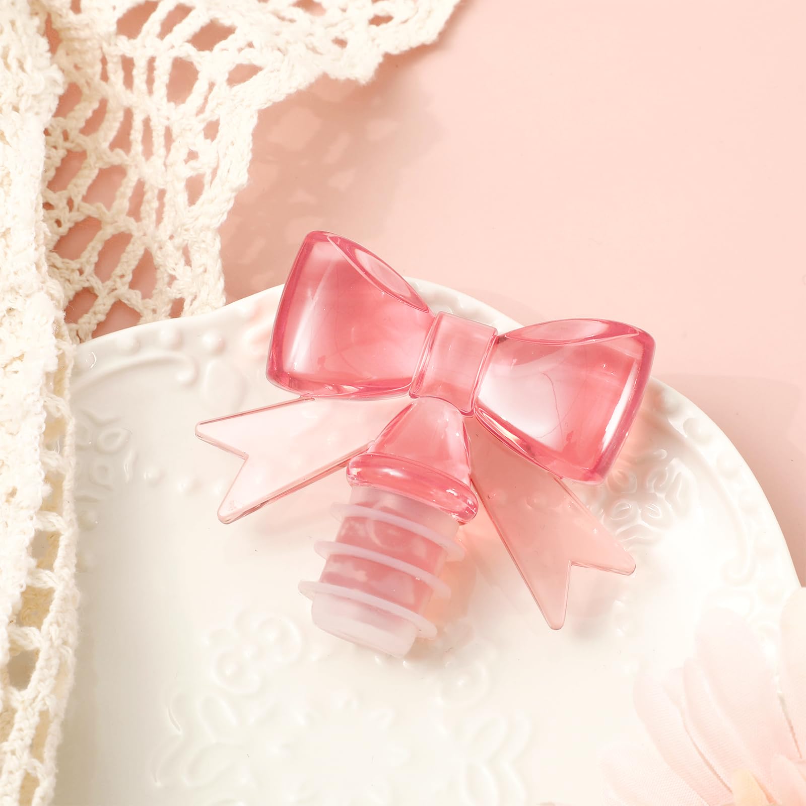 FYSUIMU bottle sealer with coquette design adds party style.