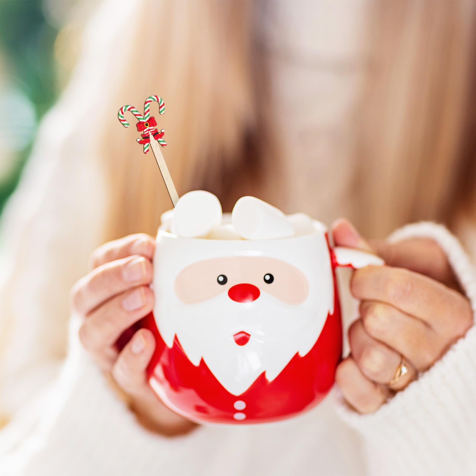 FYSUIMU Christmas stirrers brighten festive table settings