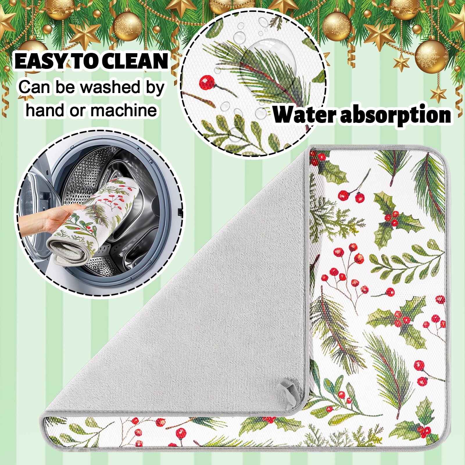 FYSUIMU polyester fabric shows high absorbency for wet dishes