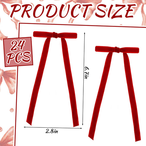 FYSUIMU velvet bow markers attach with metal wire for quick labeling