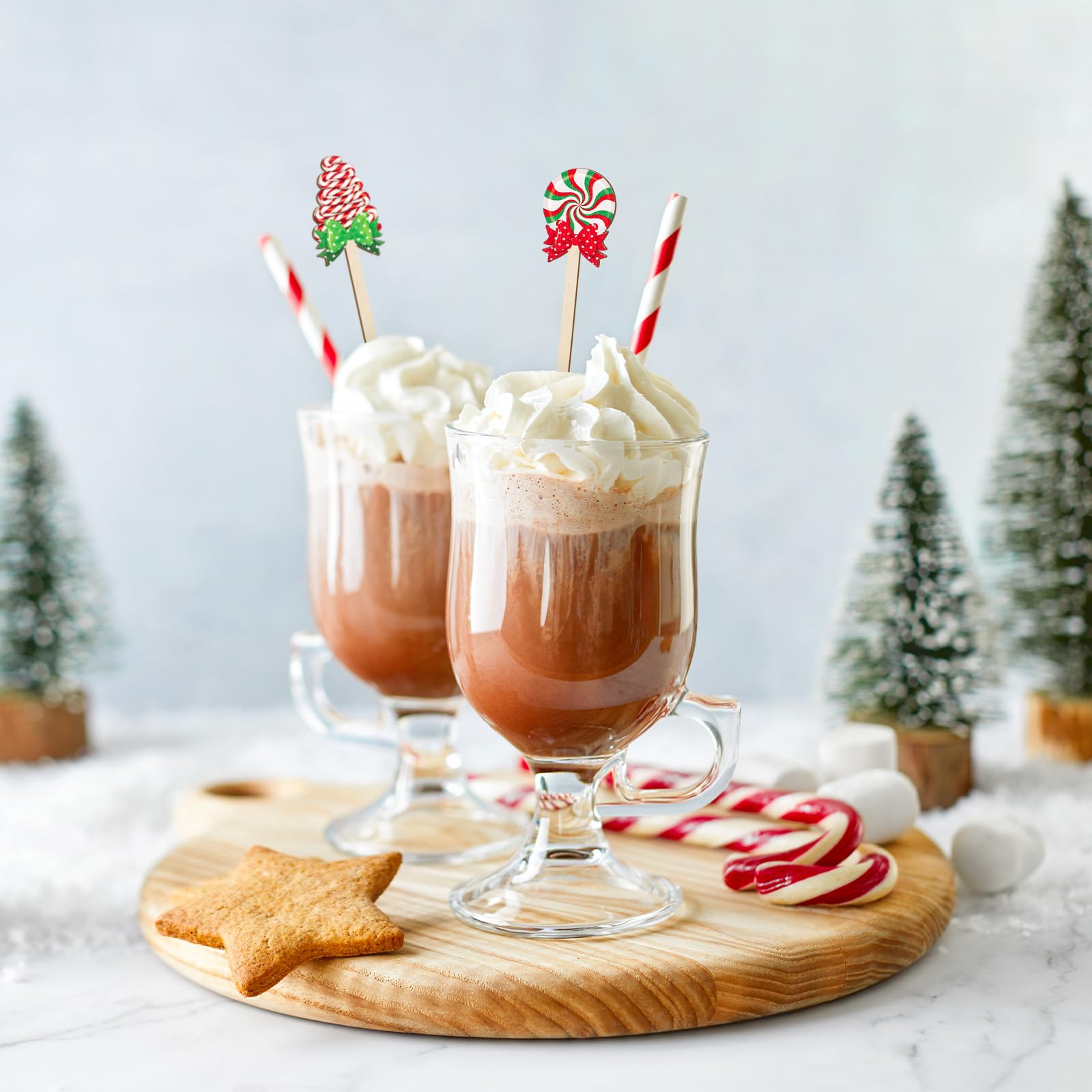 FYSUIMU wooden disposable stirrers for hot and cold beverages