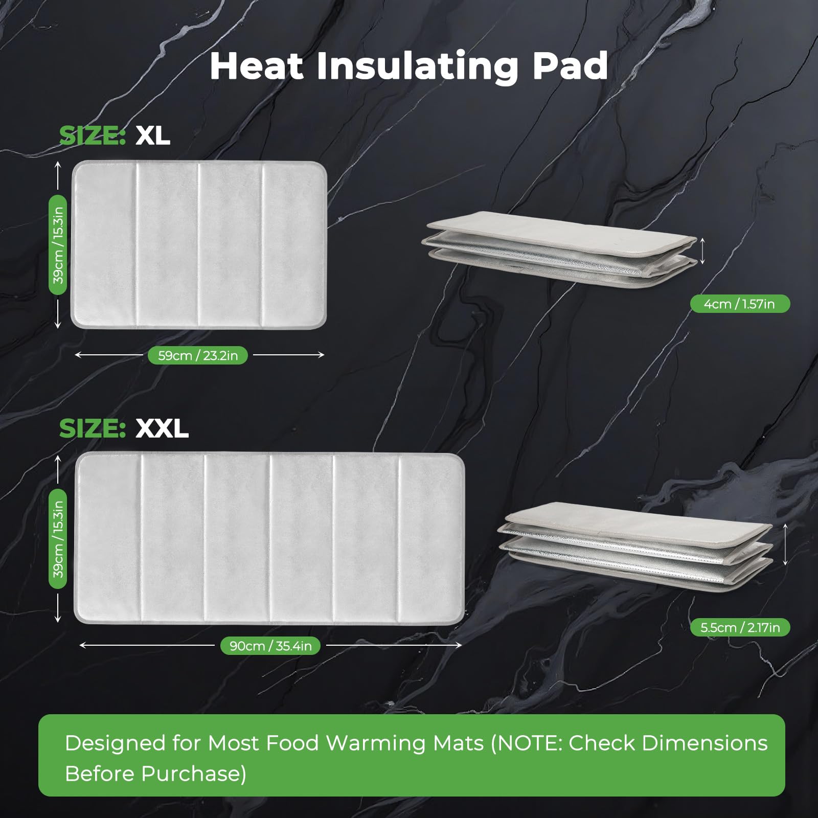 FYY dual-sided heat-resistant mat showing protection on both sides