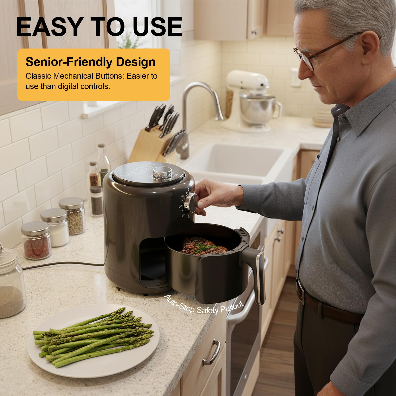 FZGhome BPA-free material exterior for safe cooking