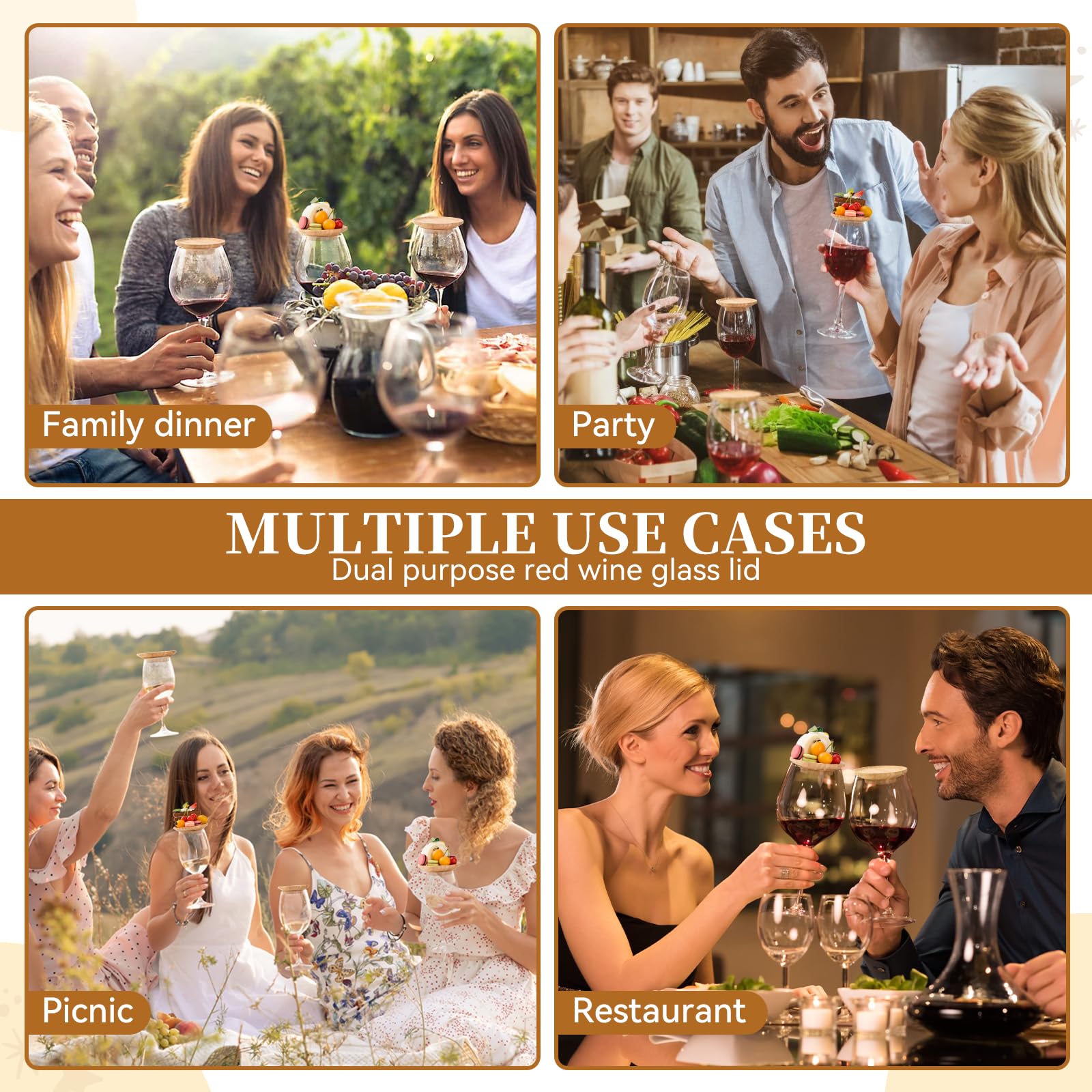 FZMEHL party-ready accessory complements family gatherings, restaurants, and bars.