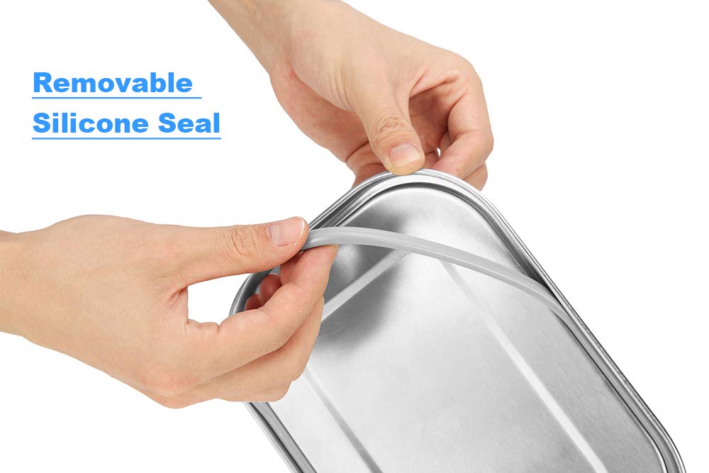 G.a HOMEFAVOR 1400 ml capacity fits a full lunch and sides.