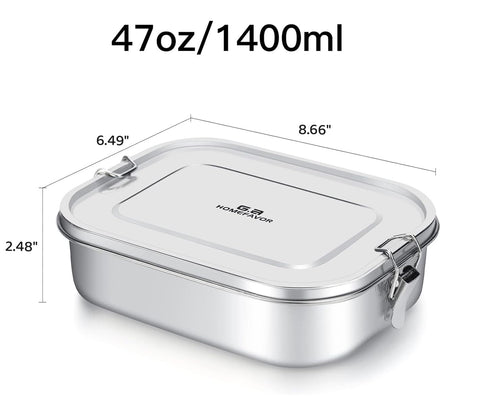G.a HOMEFAVOR bento box is dishwasher safe for easy cleanup.
