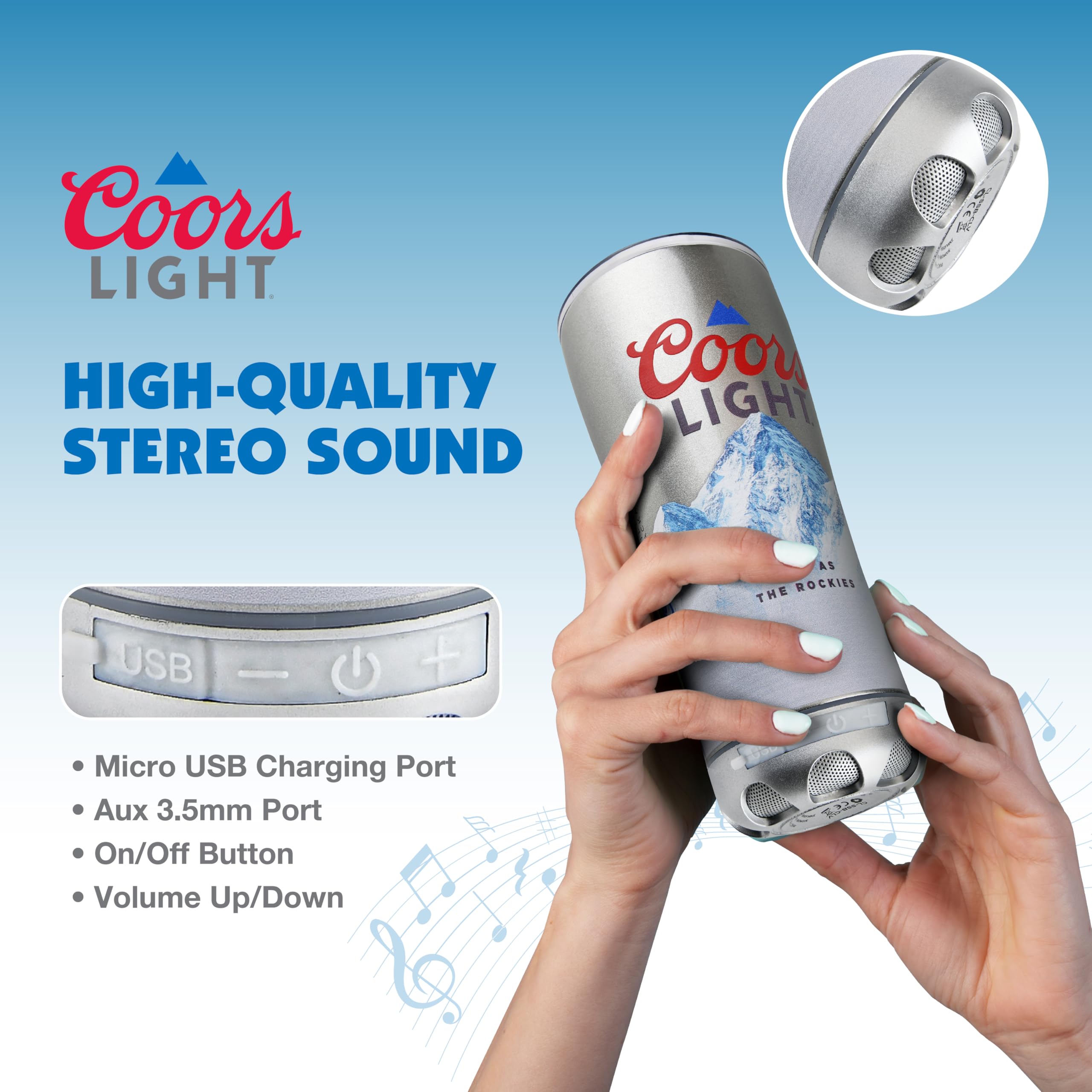 Gabba Goods double-wall insulated stainless steel keeps drinks cold for hours.