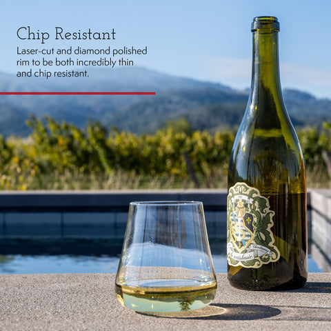 Gabriel-Glas dishwasher-safe glass designed for quick, easy cleanup