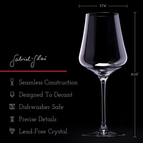 Gabriel-Glas StandArt glass dishwasher-safe stemware for easy care
