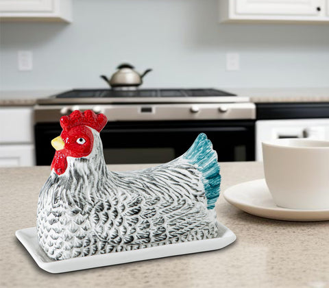 GABROC large butter dish with lid accommodates all butter sizes.