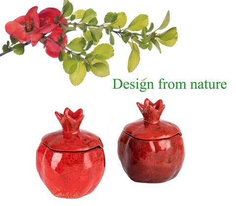 GABROC salt cellar on dining table enhances rustic decors.